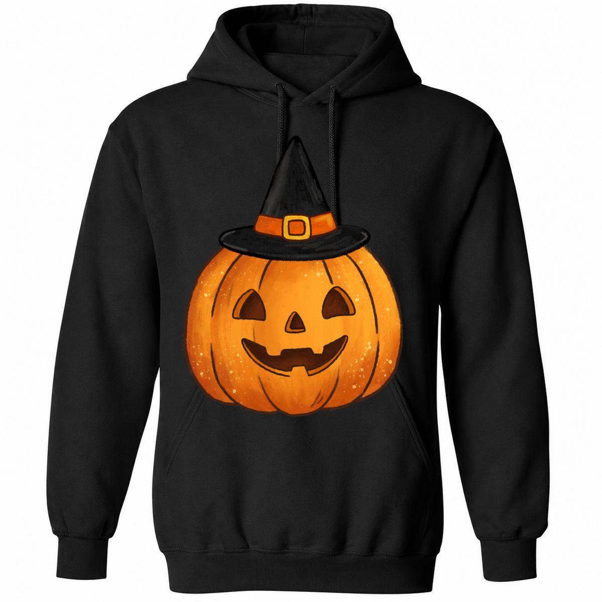Witch Pumpkin Halloween T-Shirt – Cute Jack O’ Lantern Graphic Tee – Spooky Halloween Shirt