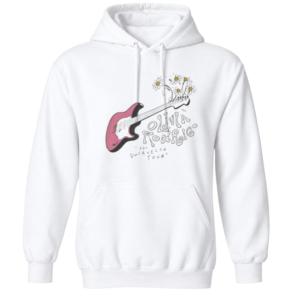 Olivia Rodrigo The Unraveled Tour Guitar T-Shirt