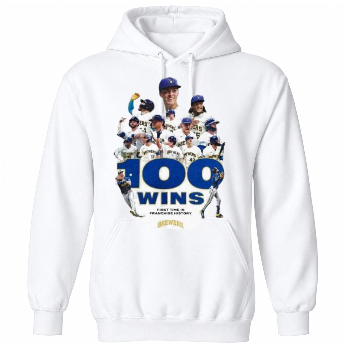 Milwaukee Brewers 100 Wins First Time In Franchise History 2026 T-Shirt