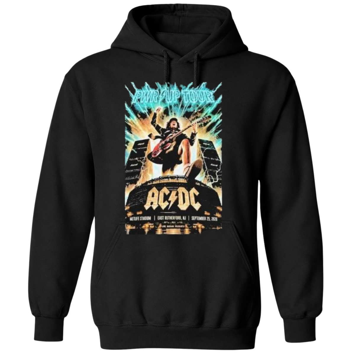 Acdc East Rutherford Nj Event Metlife Stadium September 25 2026 Poster T-Shirt