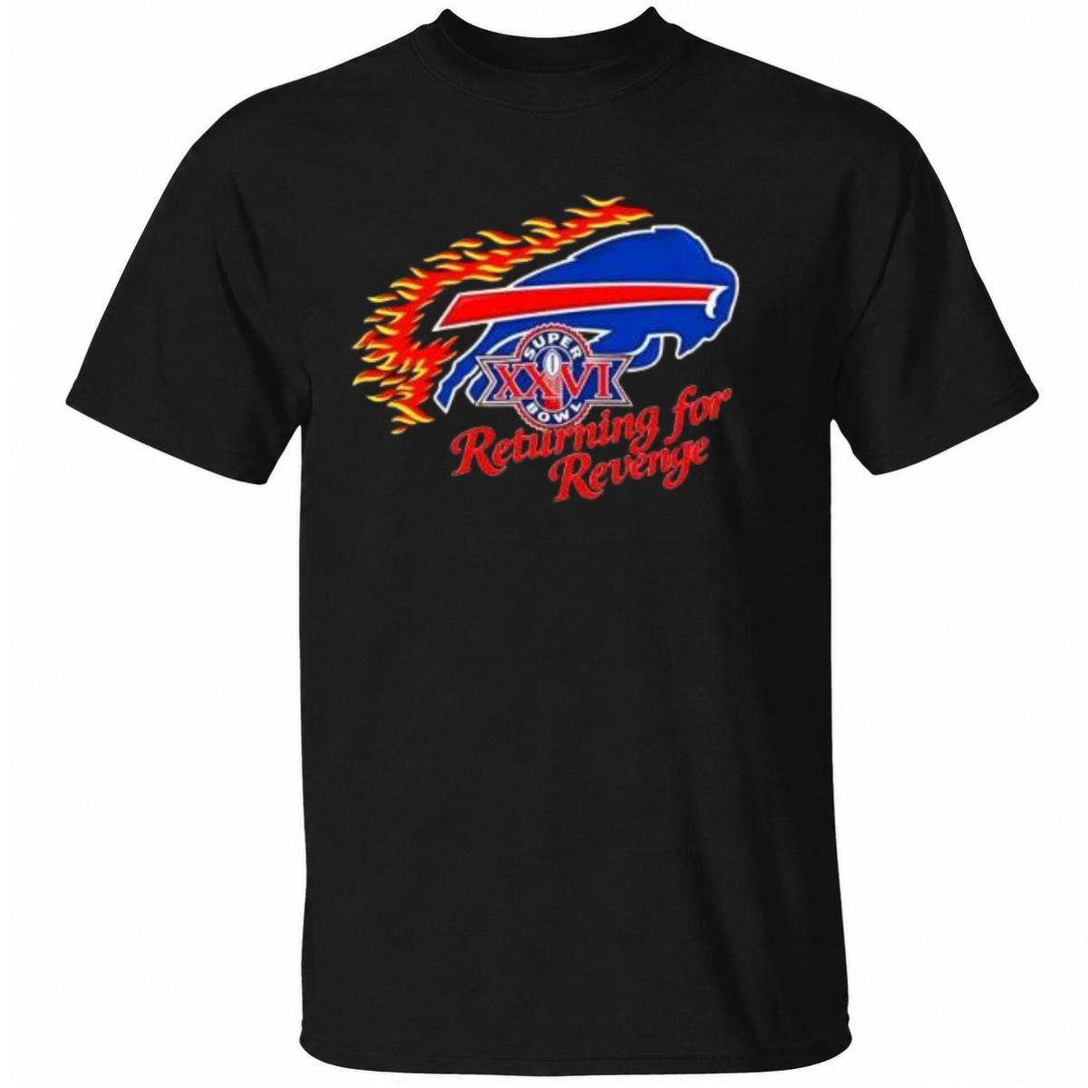 Josh Allen Wearing Buffalo Bills Super Bowl XXVI Returning for Revenge Shirt