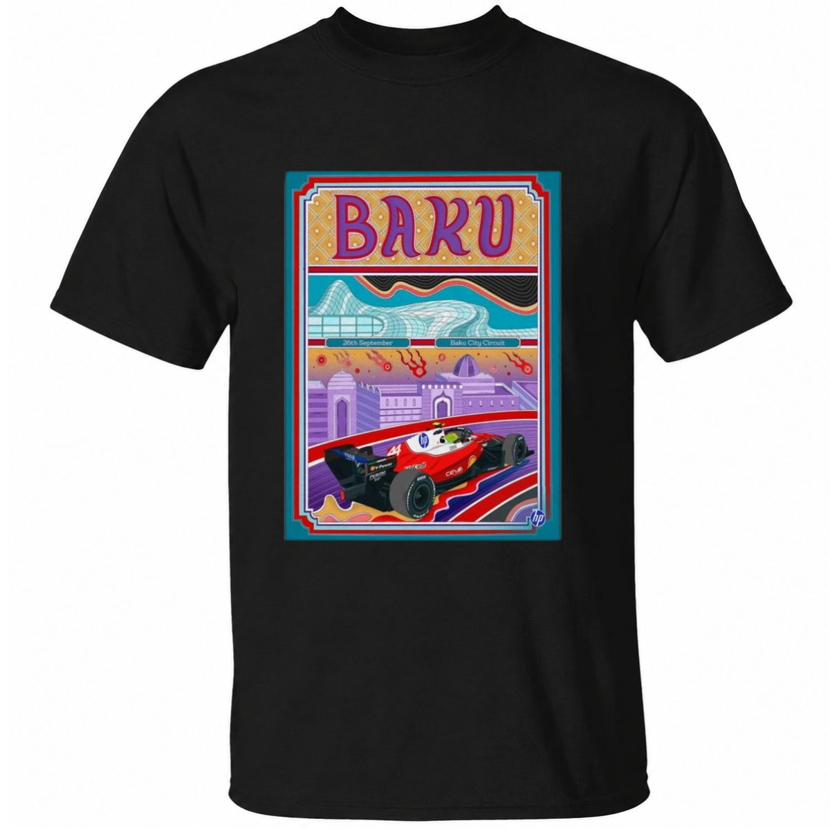 Baku City Circuit Azerbaijan Grand Prix 2026 T-Shirt
