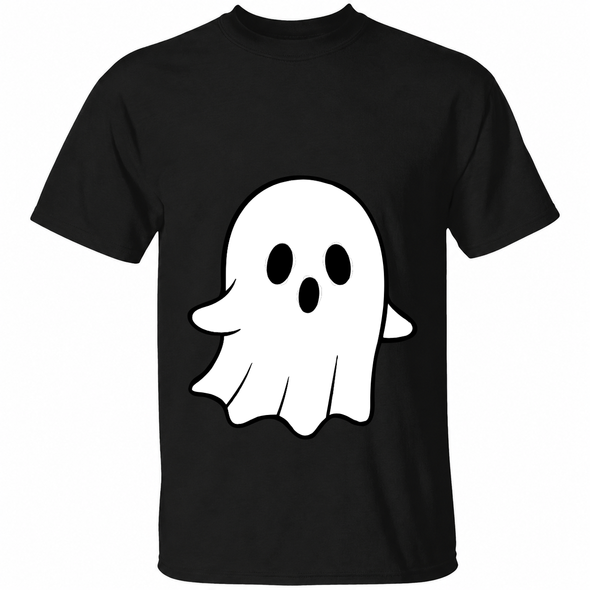 Cute Ghost Halloween T-Shirt – Funny Spooky Boo Graphic Tee – Halloween Shirt