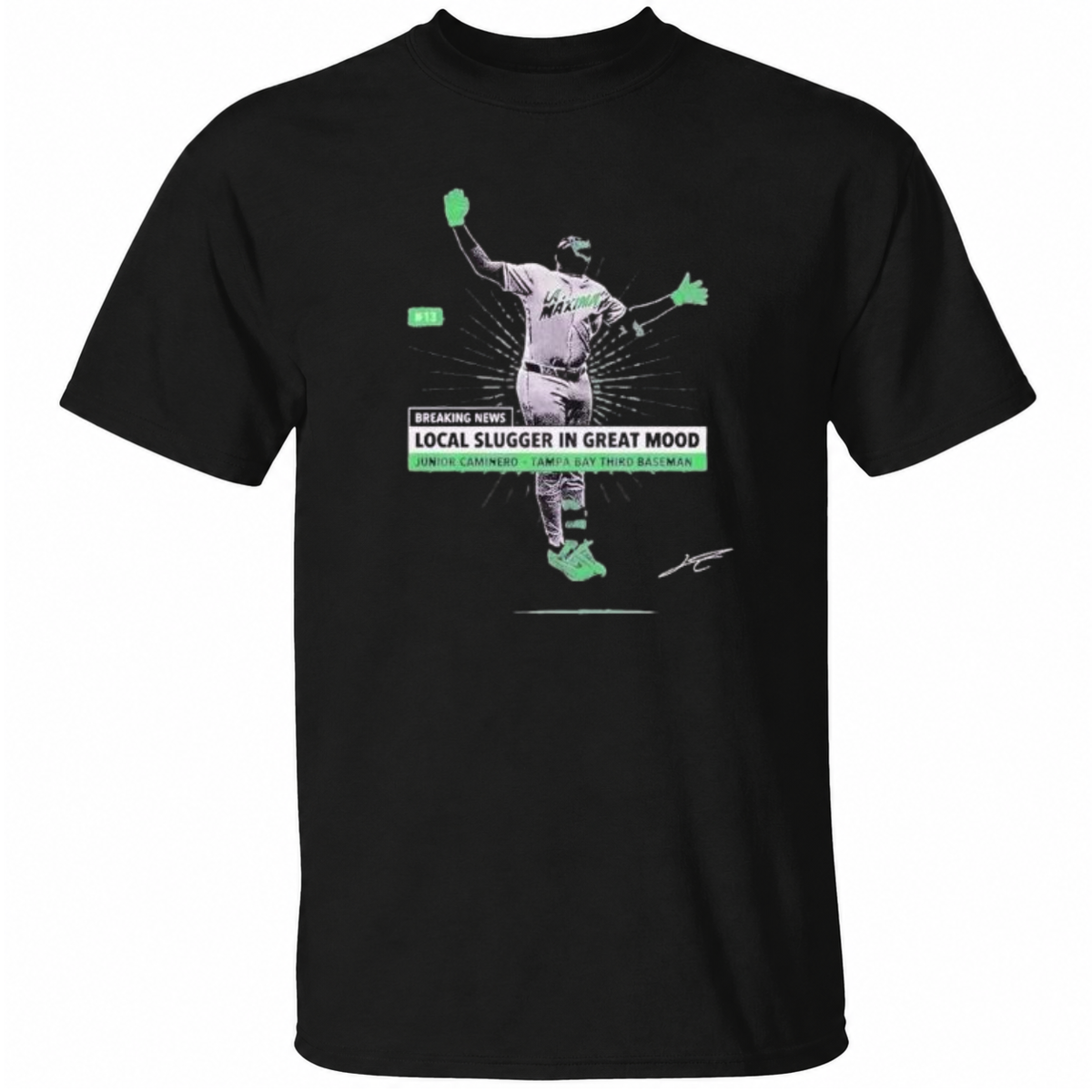 Junior Caminero Local Slugger In Great Mood T-Shirt