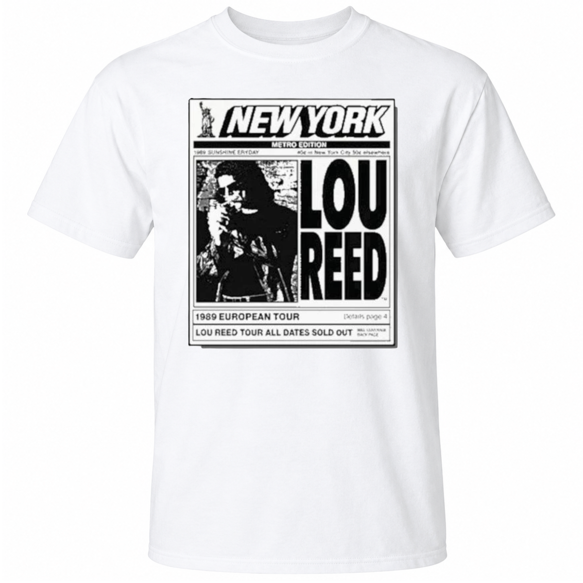 LOU REED NEW YORK 89 T-SHIRT