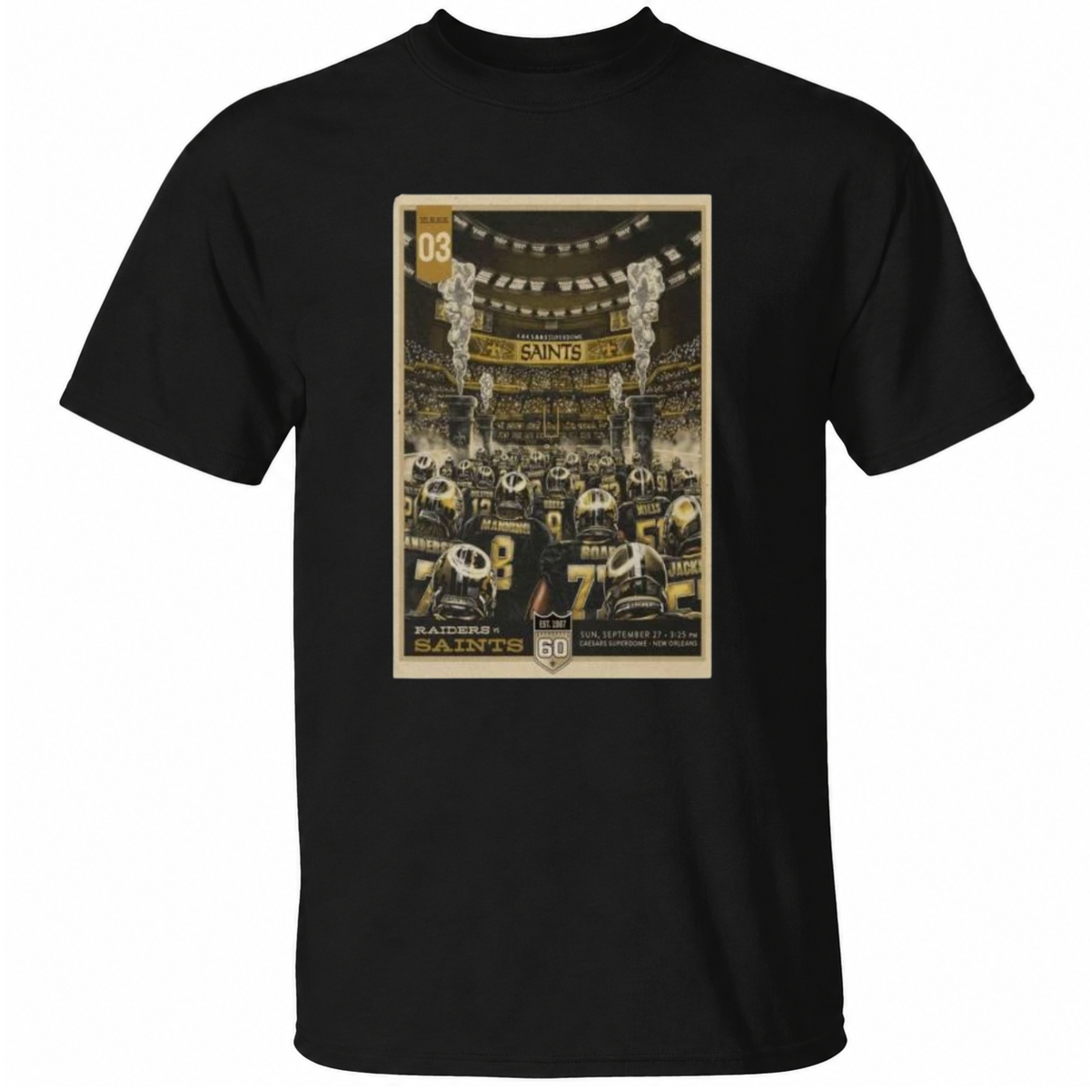 New Orleans Saints Vs Las Vegas Raiders September 27 2026