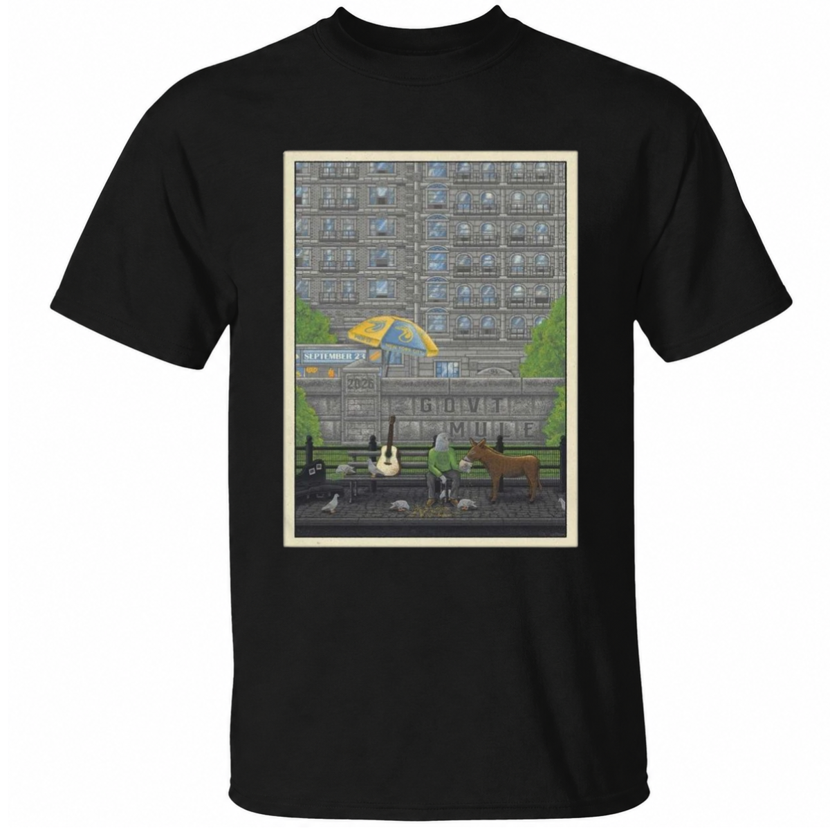 Gov’t Mule NYC Tour September 23, 2026 T-Shirt