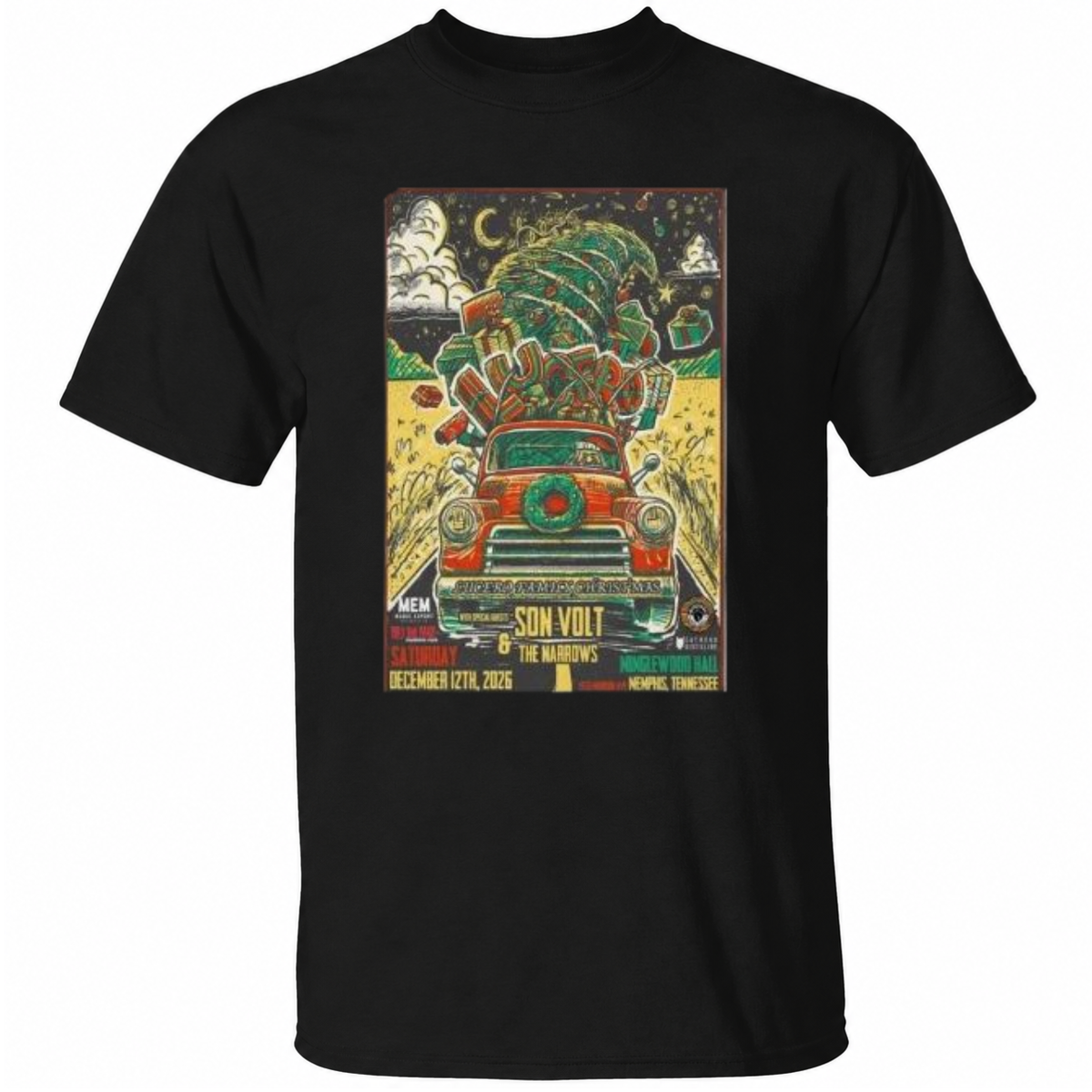 Lucero Memphis Minglewood Hall Dec 12 2026 Poster T-Shirt
