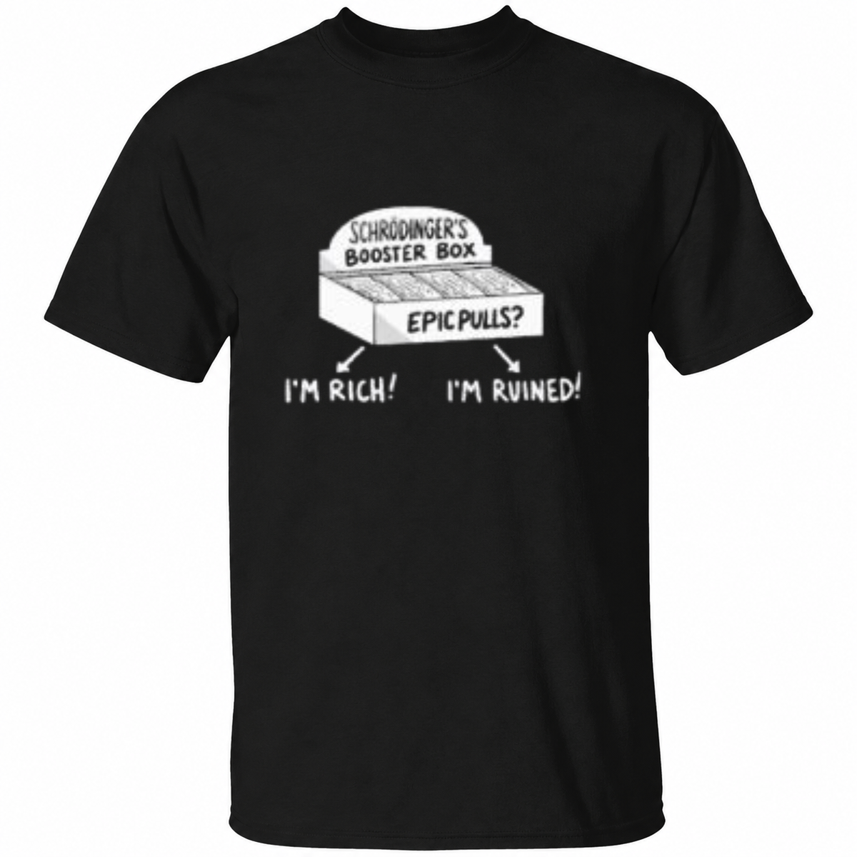 Schrödinger’s Booster Box Epic Pulls I’m Rich I’m Ruined Shirt