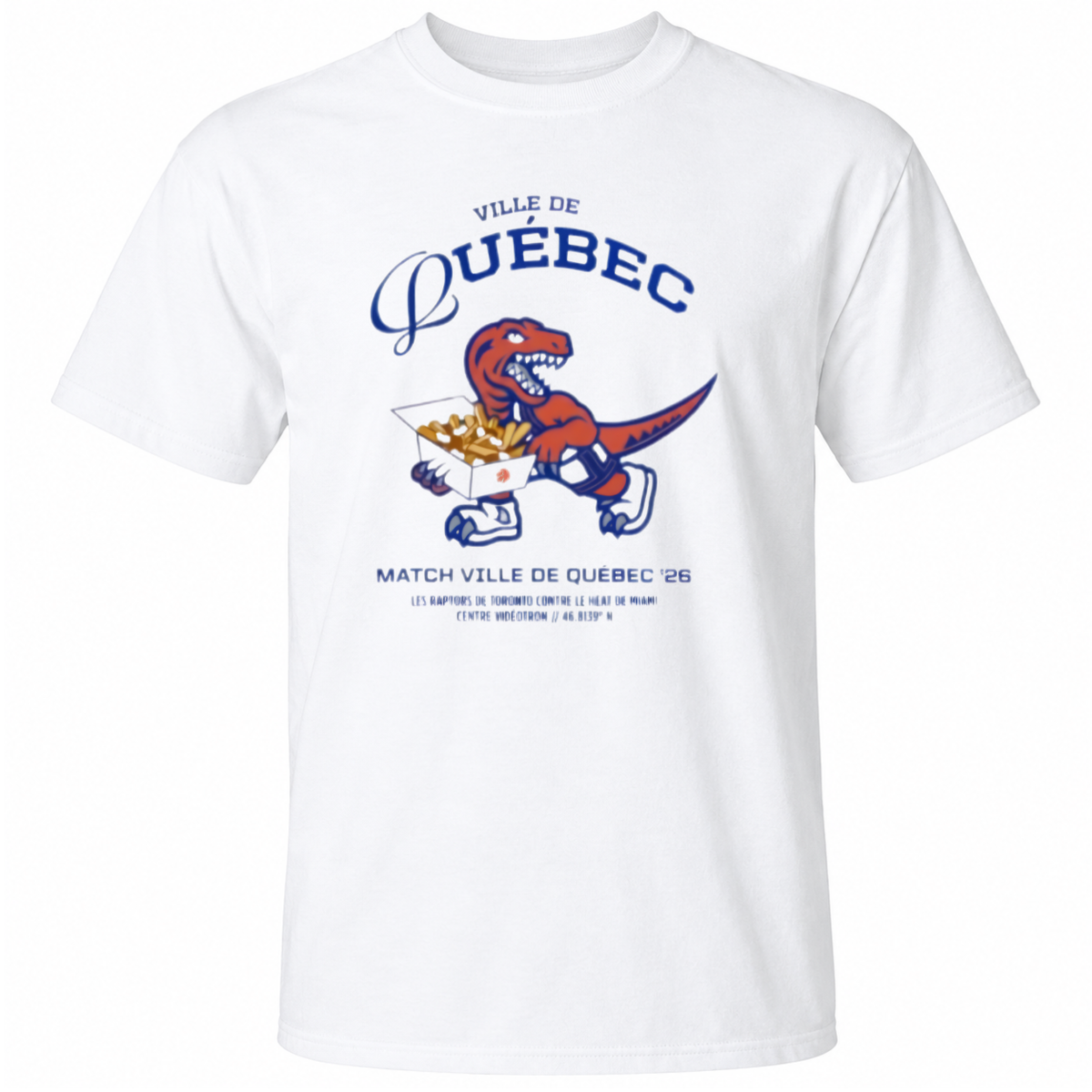 Toronto Raptors Ville De Quebec Canada Games 2026 T-Shirt