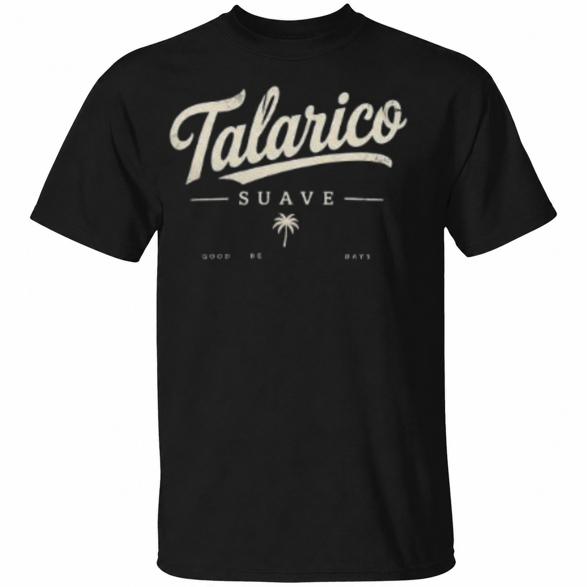 Talarico Suave T-Shirt – Vintage Retro Palm Tree Graphic Tee – Casual Everyday Shirt