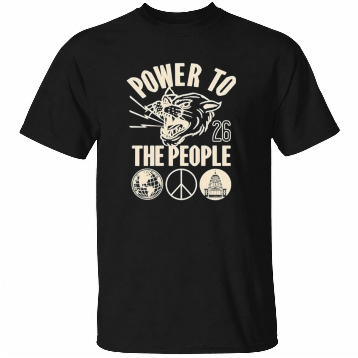 Power To The People Festival 2026 Tiger T-Shirt