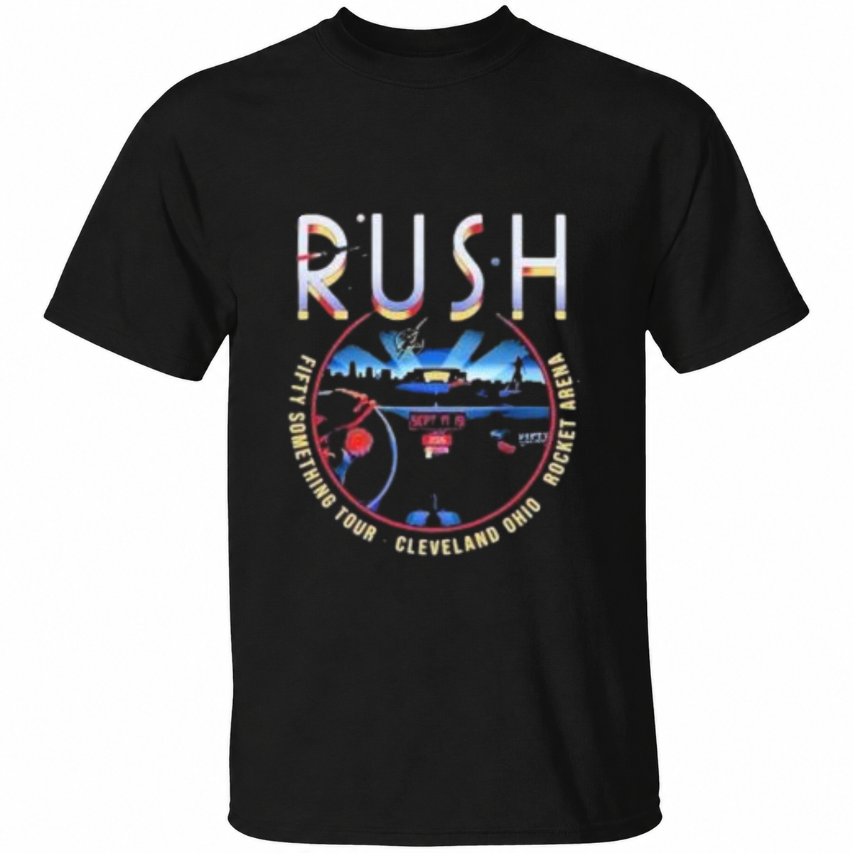 Rush Fifty Something Tour Cleveland Ohio Rocket Arena 2026 T Shirt