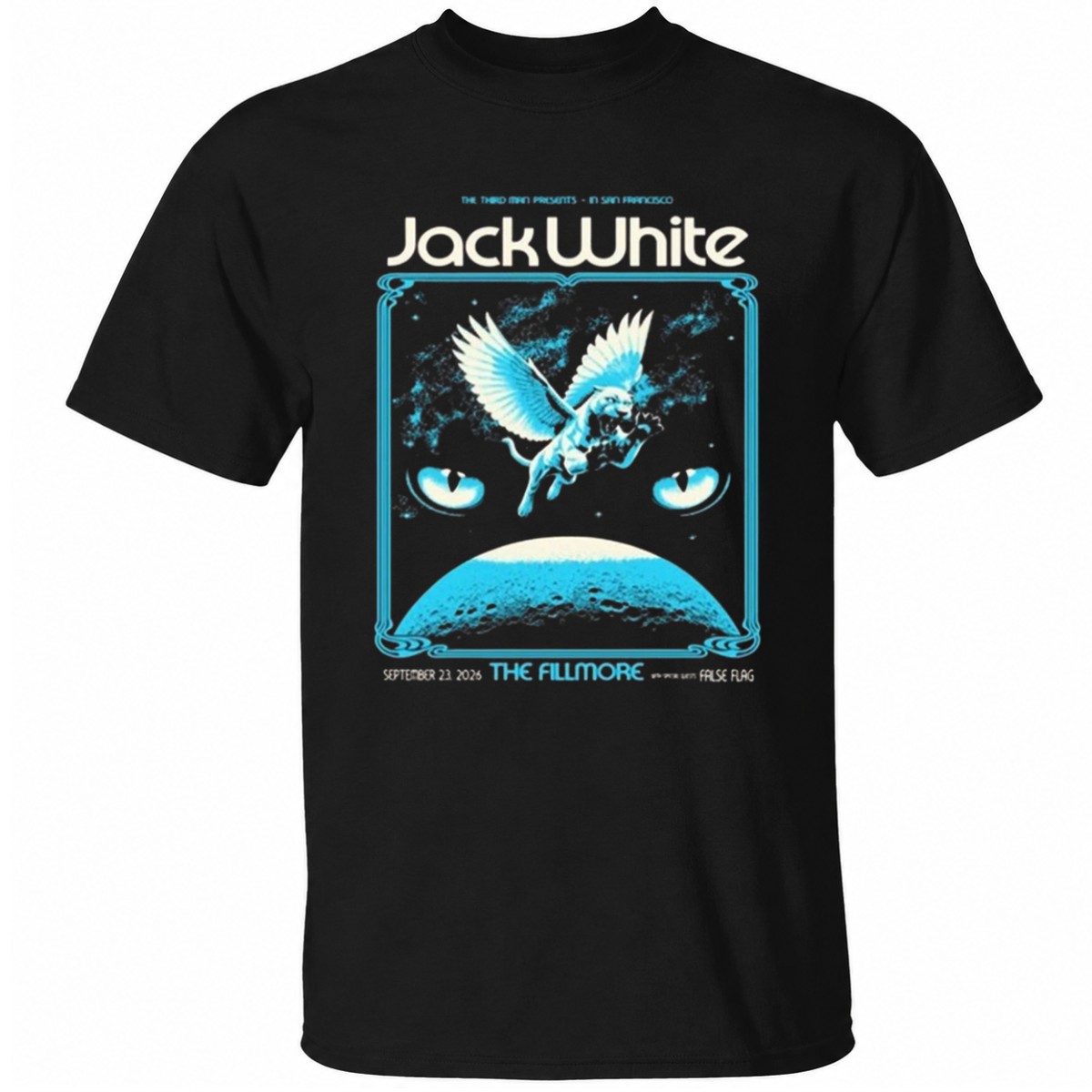 Jack White The Fillmore, San Francisco September 23, 2026 T-Shirt