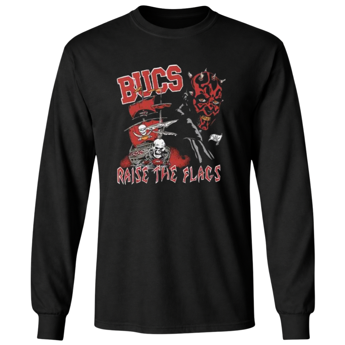 Bucs Raise The Flags Tampa Bay Football Pirate Shirt