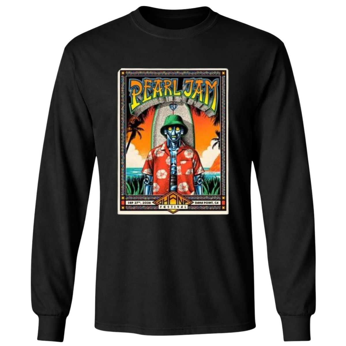 Pearl Jam Ohana Festival 2026 In Dana Point Ca On September 27 2026 Poster T-Shirt