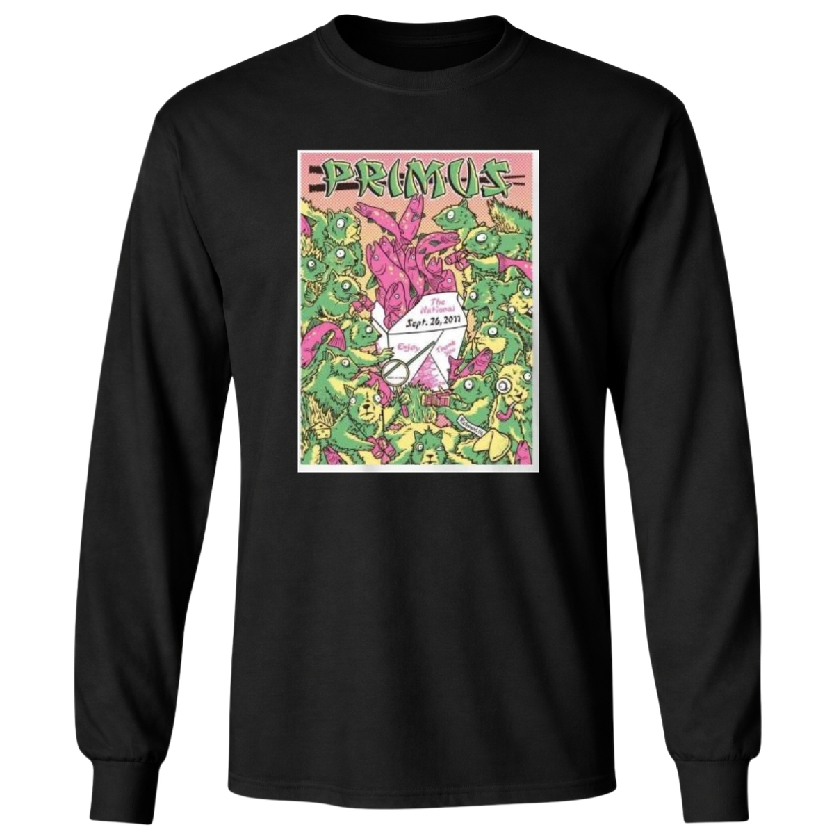 Primus The National Sept 26 2011 Richmond VA Poster T-Shirt