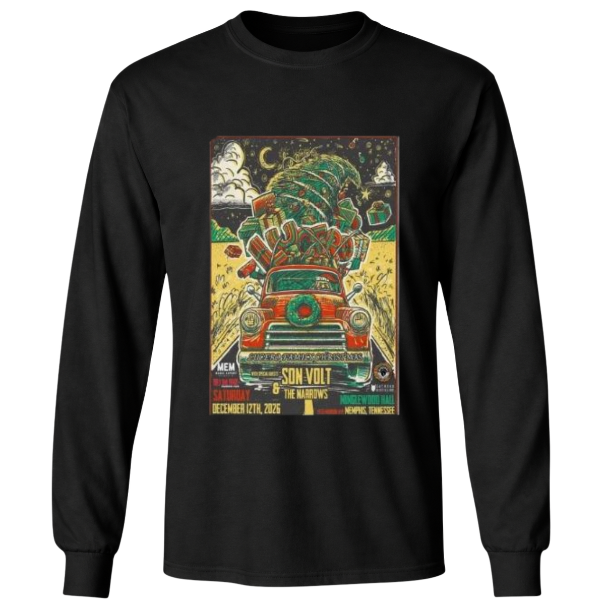 Lucero Memphis Minglewood Hall Dec 12 2026 Poster T-Shirt