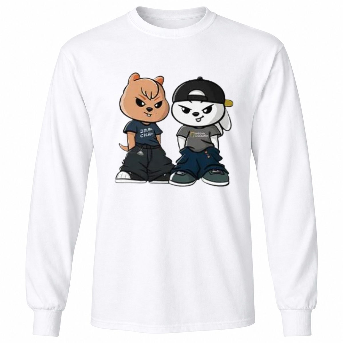 Stray Kids SKZOO Characters Han Quokka And Leebit T Shirt