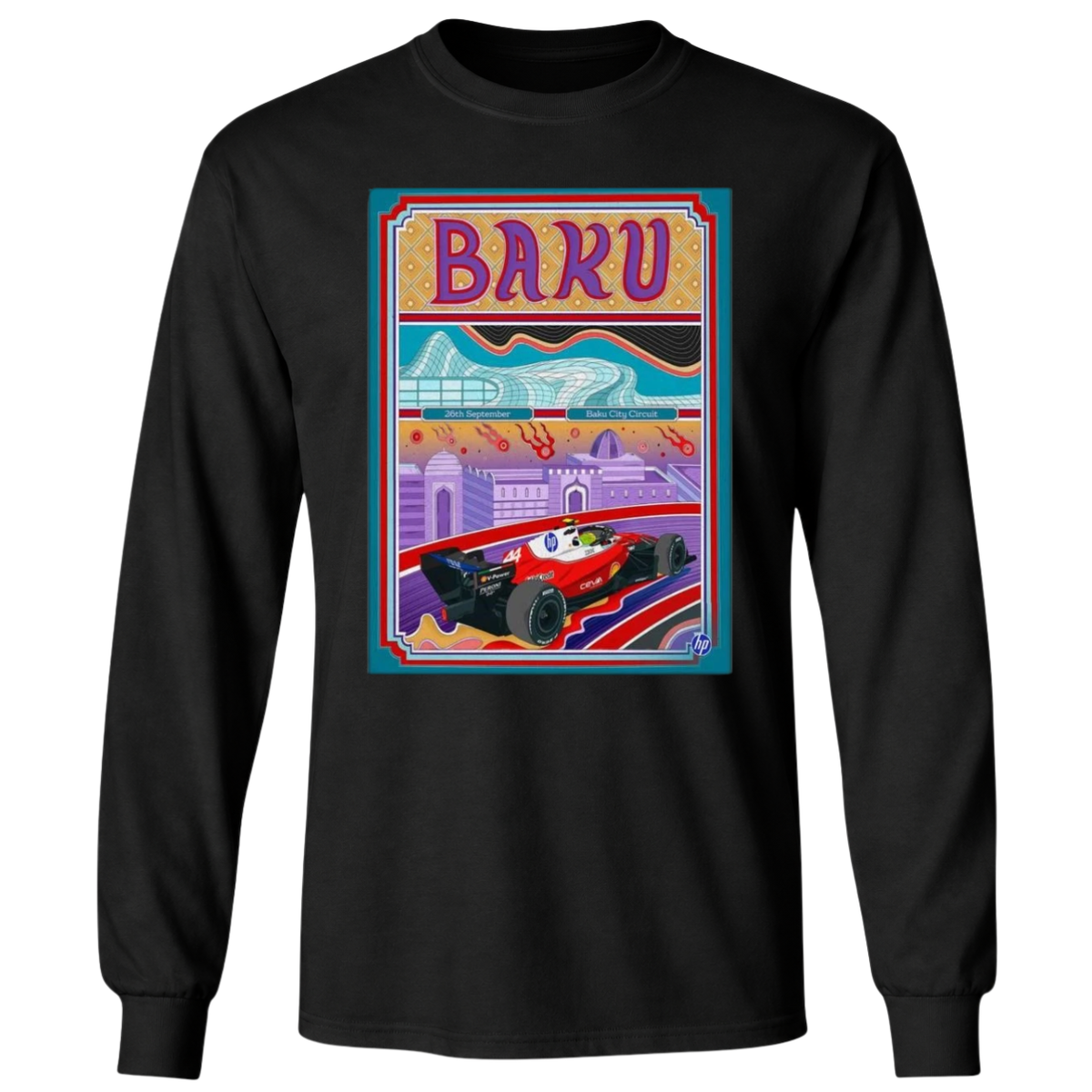 Baku City Circuit Azerbaijan Grand Prix 2026 T-Shirt