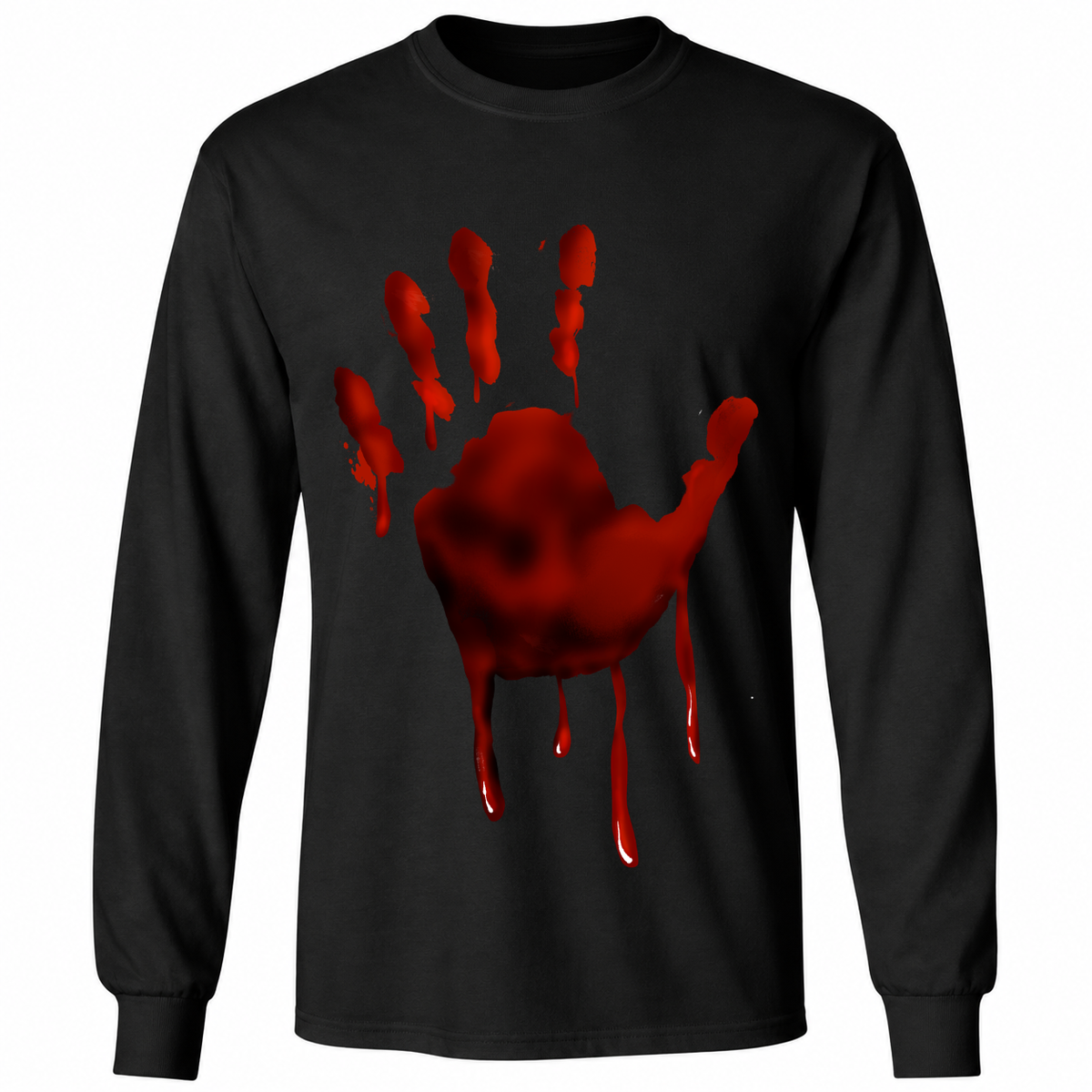 Bloody Handprint Halloween T-Shirt – Horror Graphic Tee