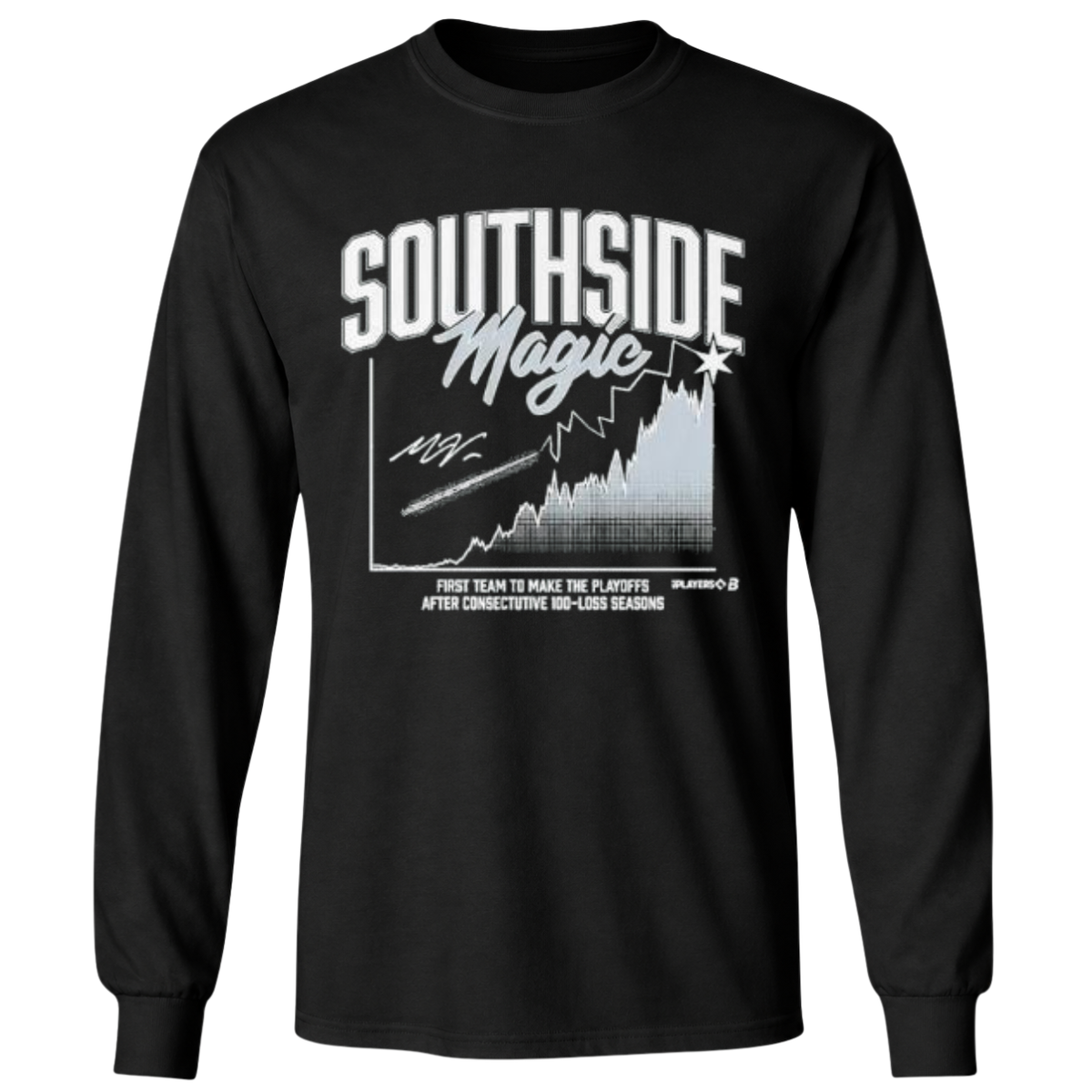 Chicago Baseball South Side Magic Playoff Probability Chart T-Shirt