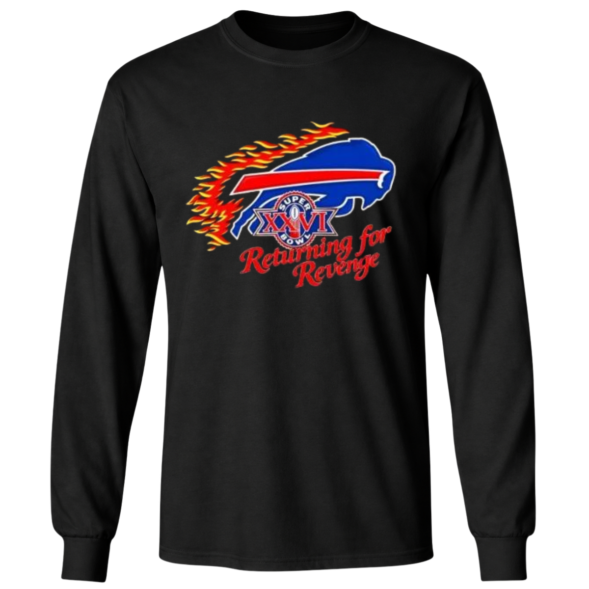 Josh Allen Wearing Buffalo Bills Super Bowl XXVI Returning for Revenge Shirt