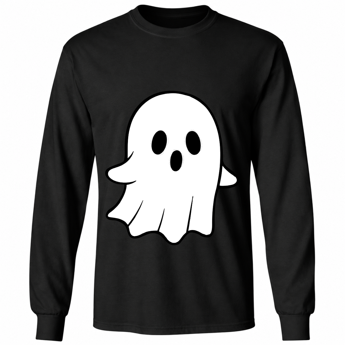 Cute Ghost Halloween T-Shirt – Funny Spooky Boo Graphic Tee – Halloween Shirt