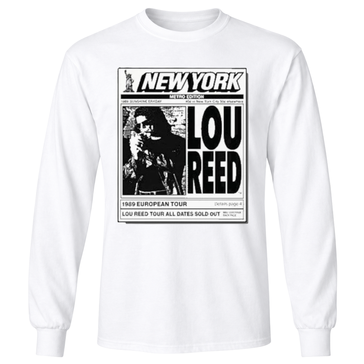 LOU REED NEW YORK 89 T-SHIRT