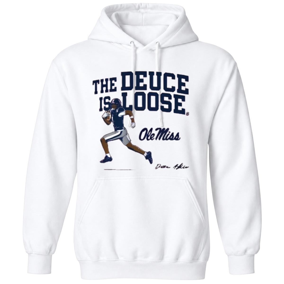 Ole Miss Football Deuce Alexander The Is Loose T-Shirt