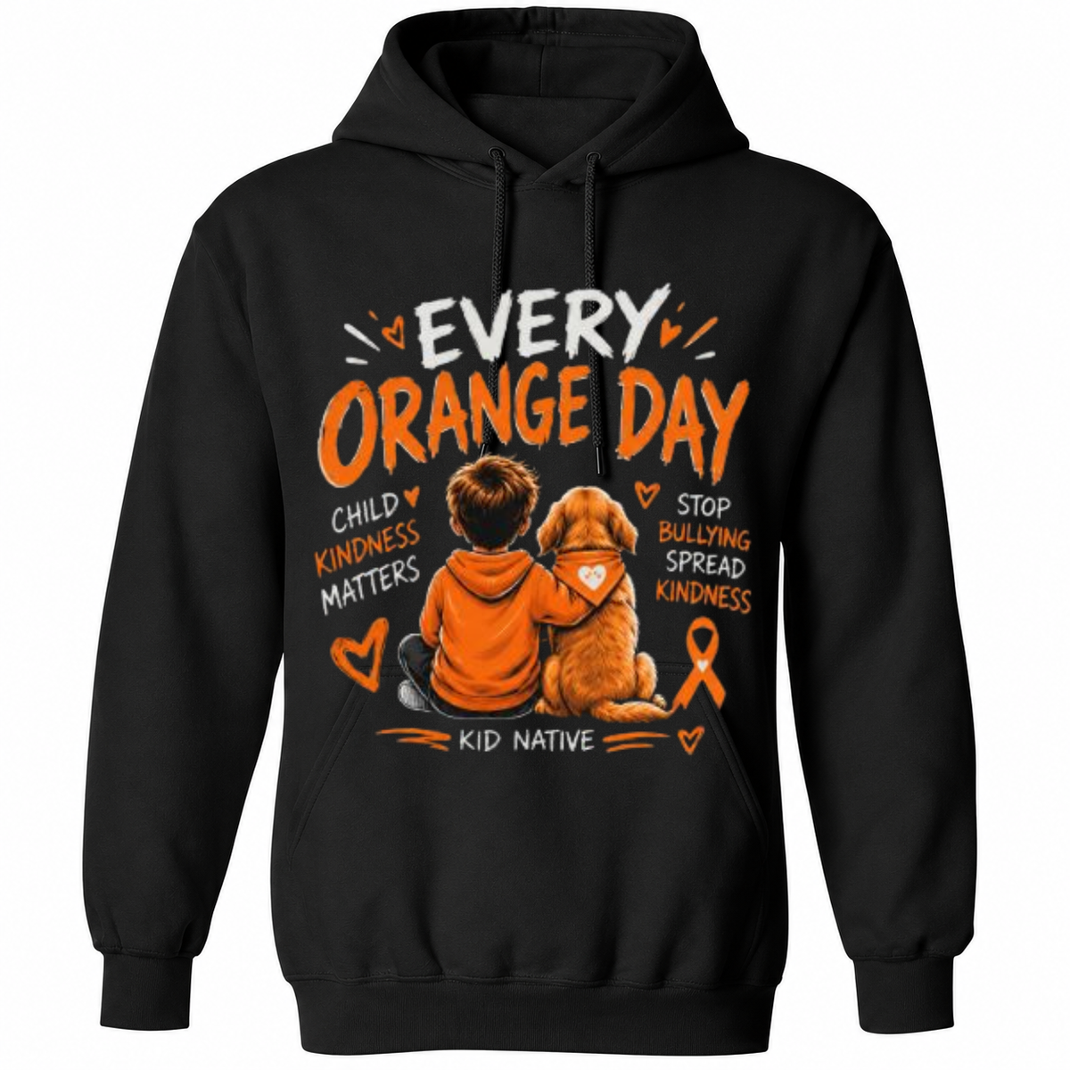 Every Orange Day Anti-Bullying T-Shirt – Child Kindness Matters Graphic Tee – Spread Kindness Shirt