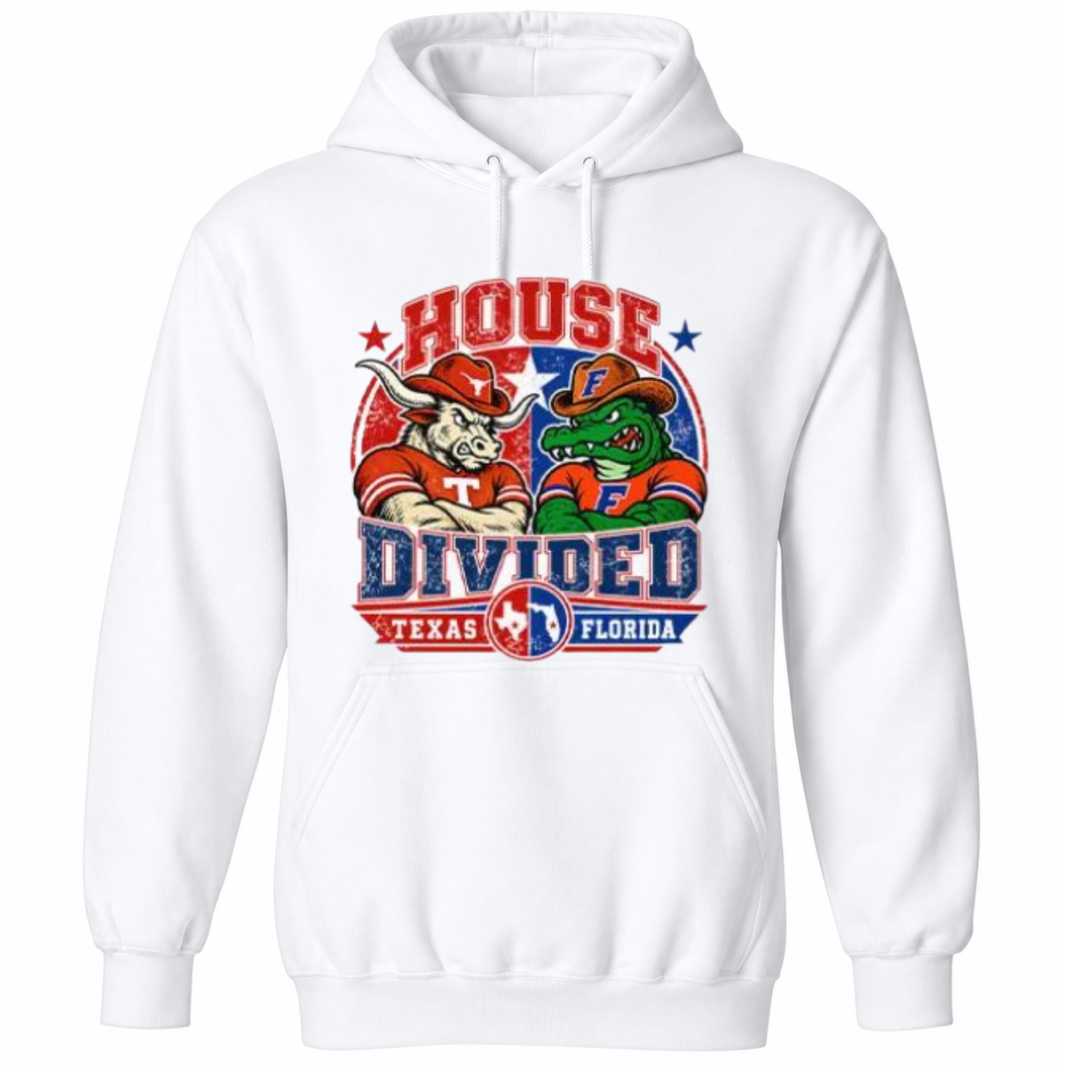 Texas Longhorns Florida Gators House Divided Rivalry T Shirt