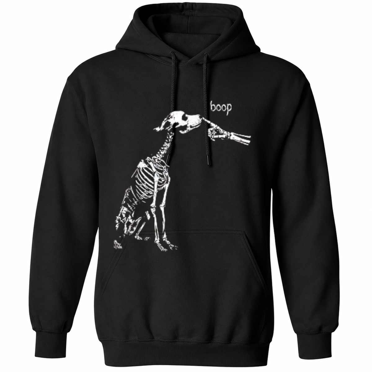 Boop Skeleton Dog T-Shirt – Funny Spooky Dog Graphic Tee – Halloween Shirt