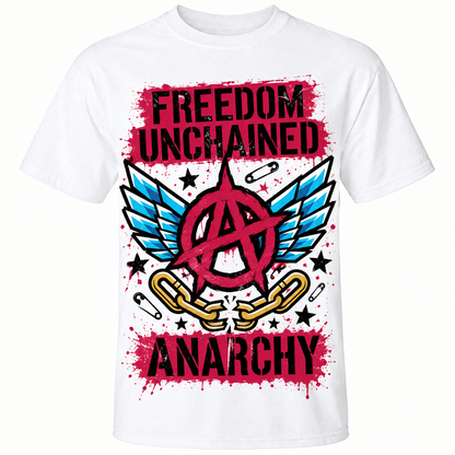 Áo thun in họa tiết "Freedom Unchained"