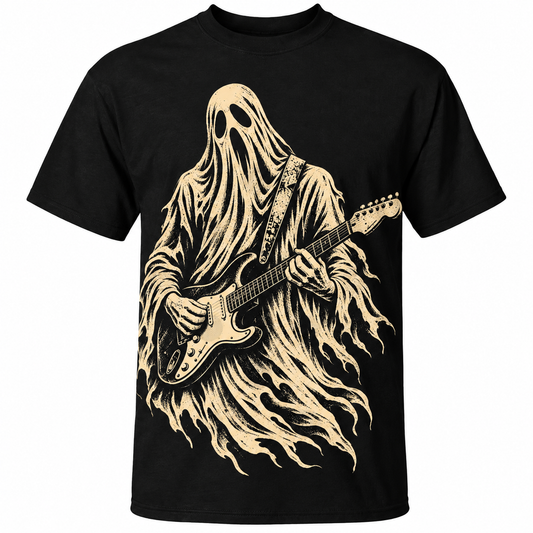 Vintage Ghost Guitarist T-Shirst