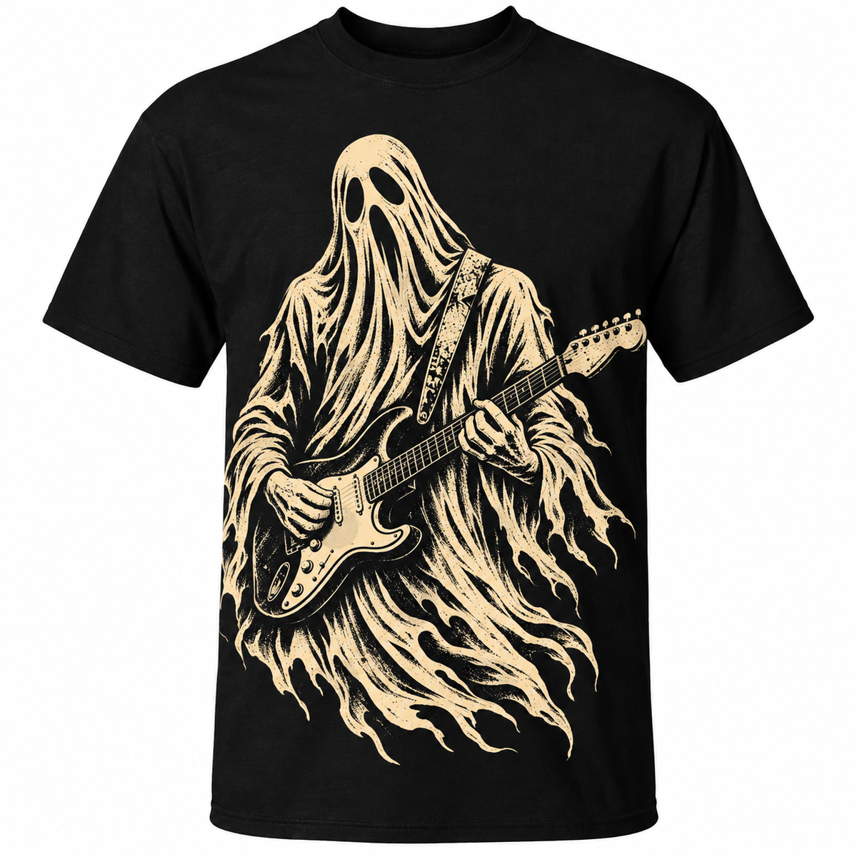 Vintage Ghost Guitarist T-Shirst